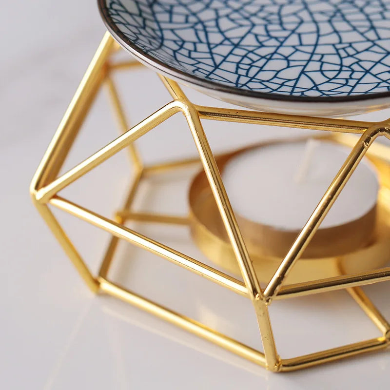 Essential Oil Burner Romantic Ceramic Tealight Candle Holder Oil