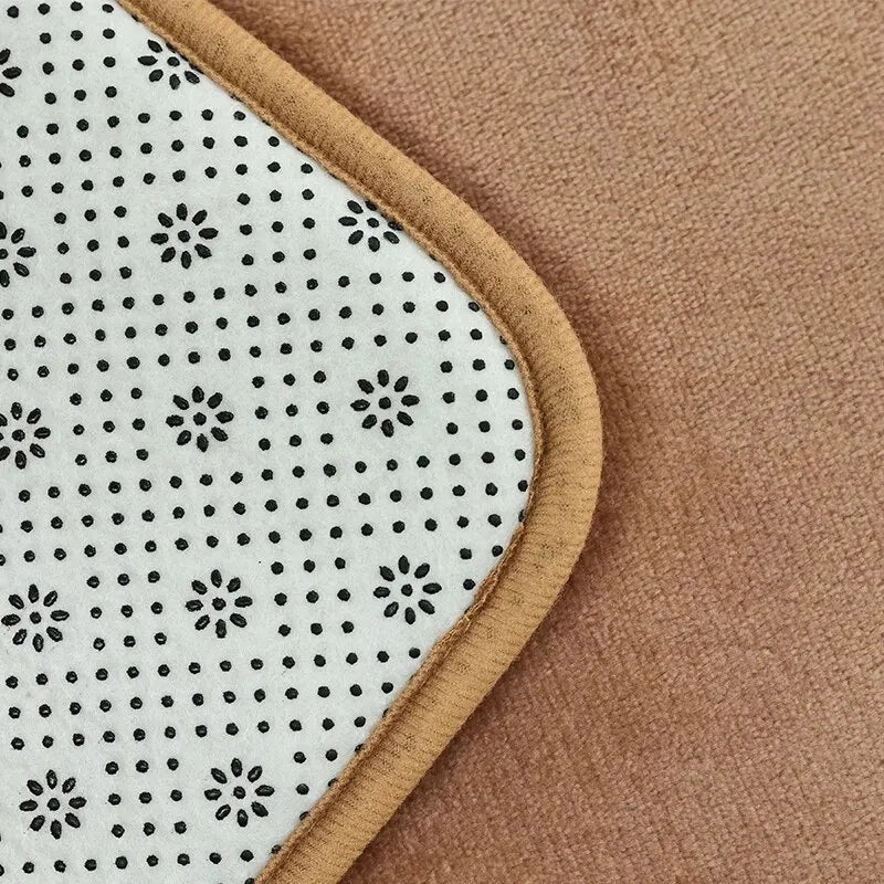 Elegant Memory Foam Bath Mat: Non-Slip, Stain-Resistant, Soft Comfort,