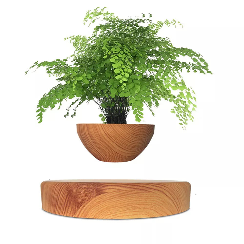 Hot Sale Levitating Air Bonsai Pot Rotation Planters Magnetic